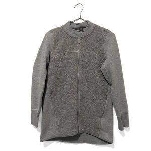 Lululemon Heather Grey Stand Out Sherpa Wool Jacket Size 4